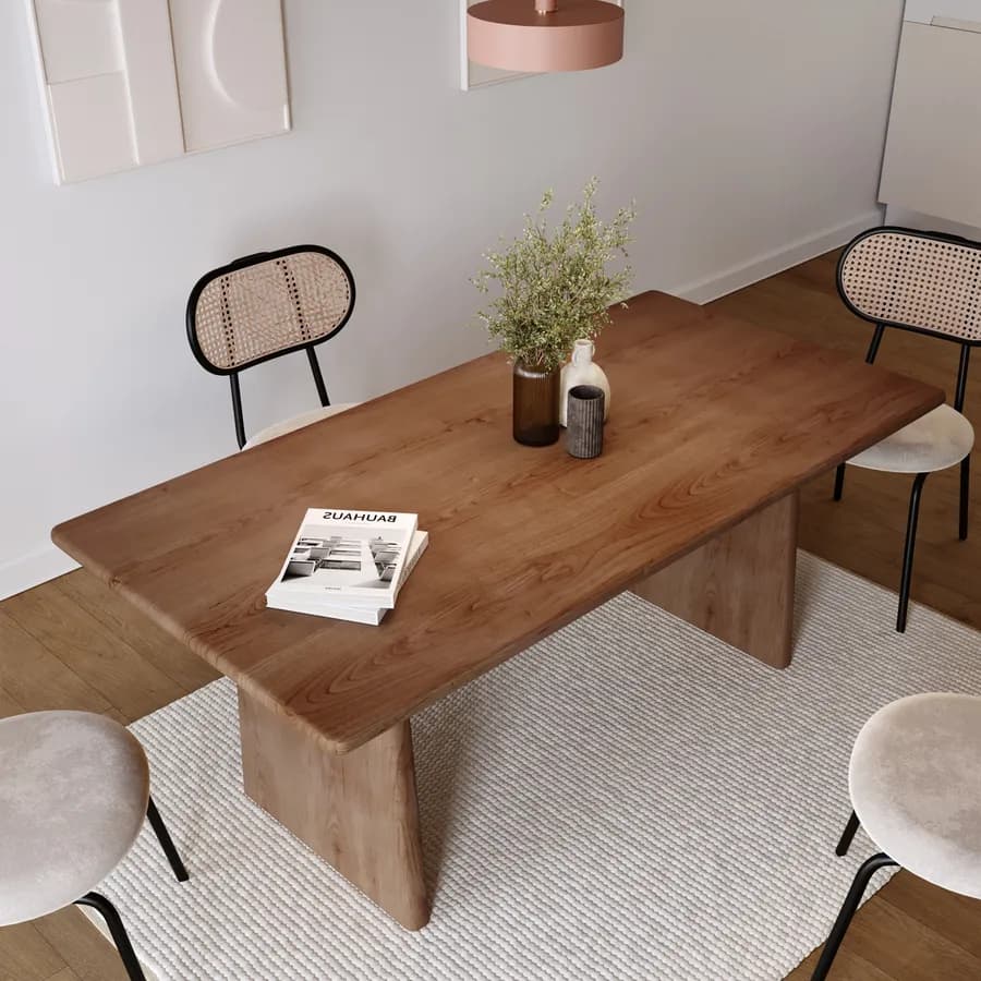 Tavolo 180x90 cm in legno di acacia - Karan