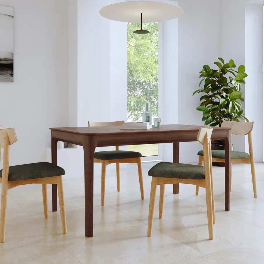 Tavolo allungabile 150-195x90 cm effetto noce chester - Thtam