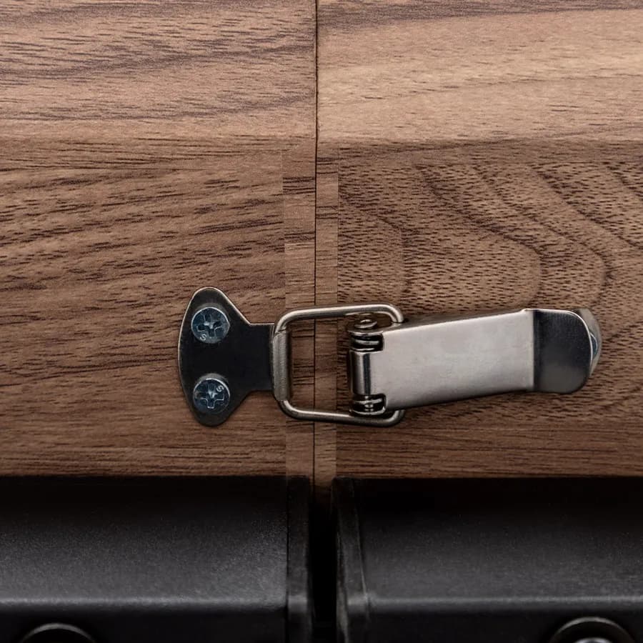 Tavolo allungabile 160-200x90 cm in effetto rovere quercia e gambe in metallo nero - Manty