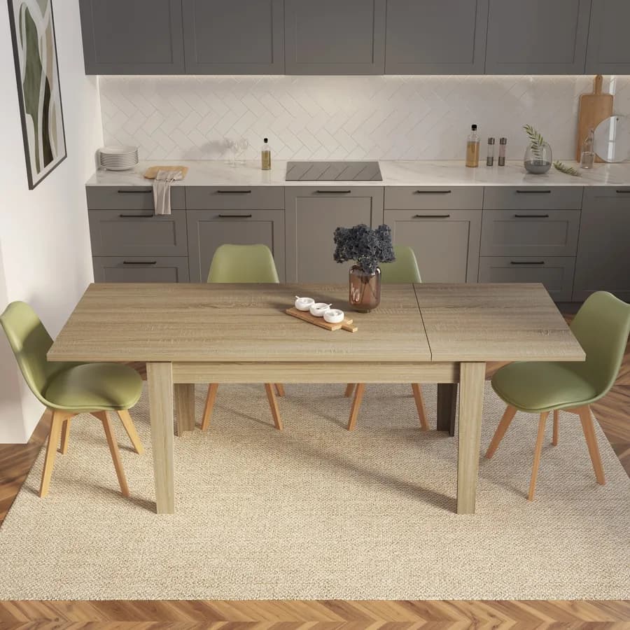 Tavolo allungabile 160-210x80 cm rovere - Amigo