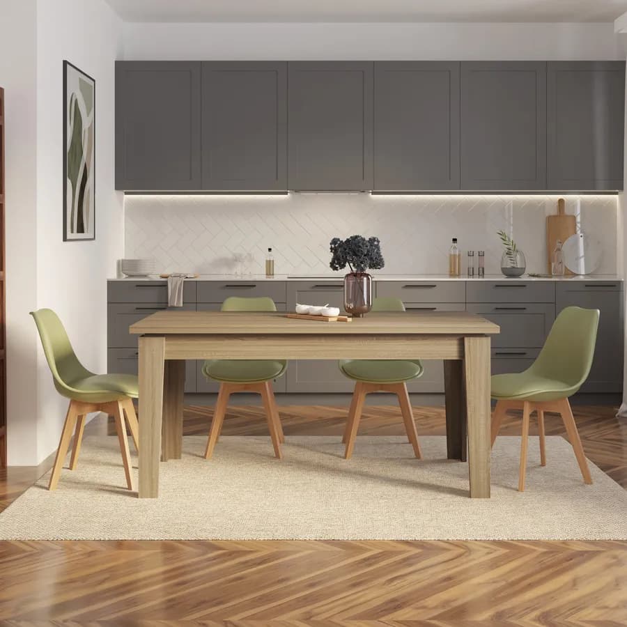 Tavolo allungabile 160-210x80 cm rovere - Amigo