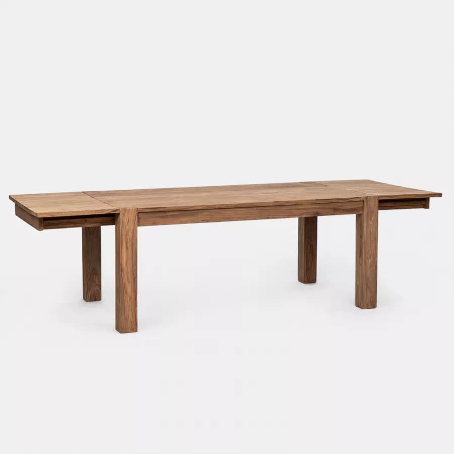 Tavolo allungabile 180-280x100 cm in legno sheesham - Freia Sheesham