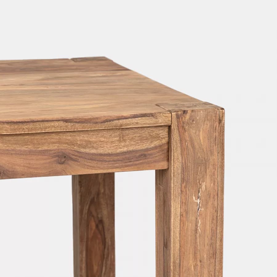 Tavolo allungabile 180-280x100 cm in legno sheesham - Freia Sheesham