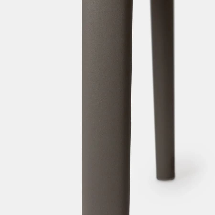 Tavolo da giardino 80x80 cm in polipropilene cacao - Qalis