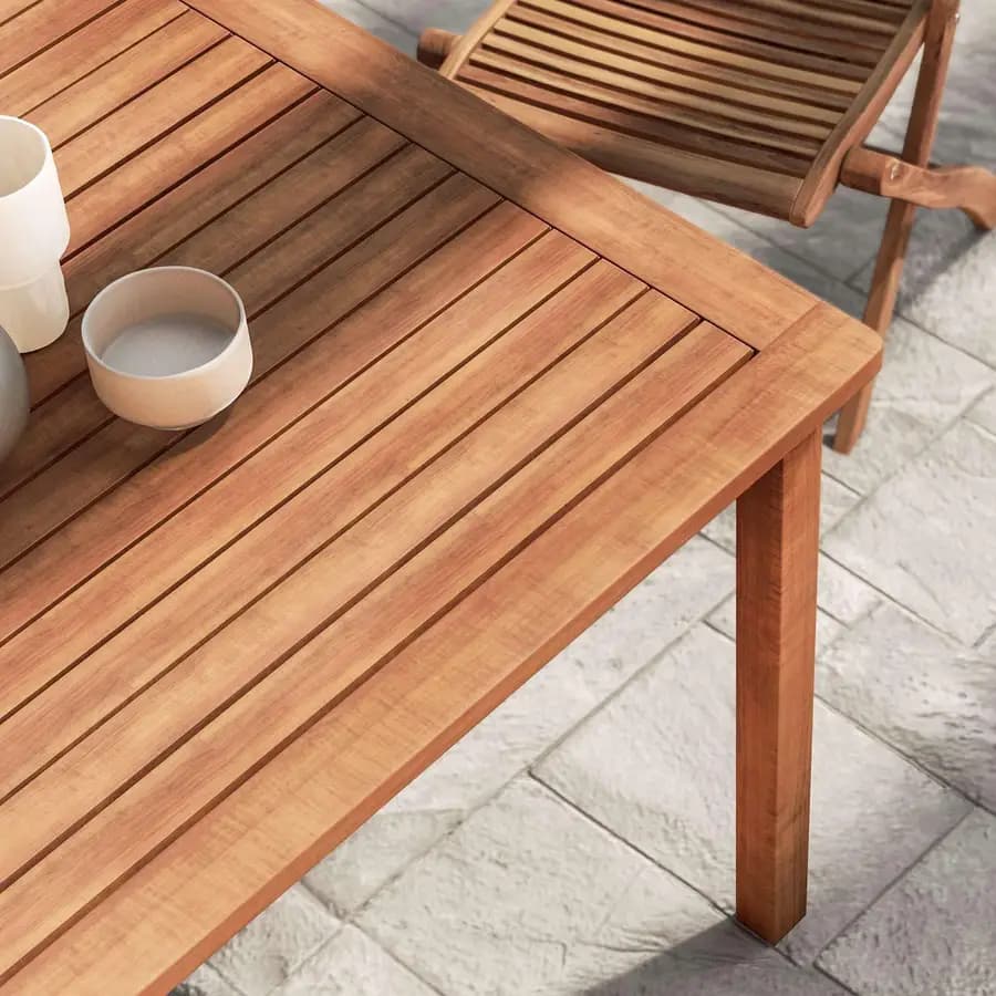 Tavolo da pranzo 90x90 cm in legno di acacia - Paja