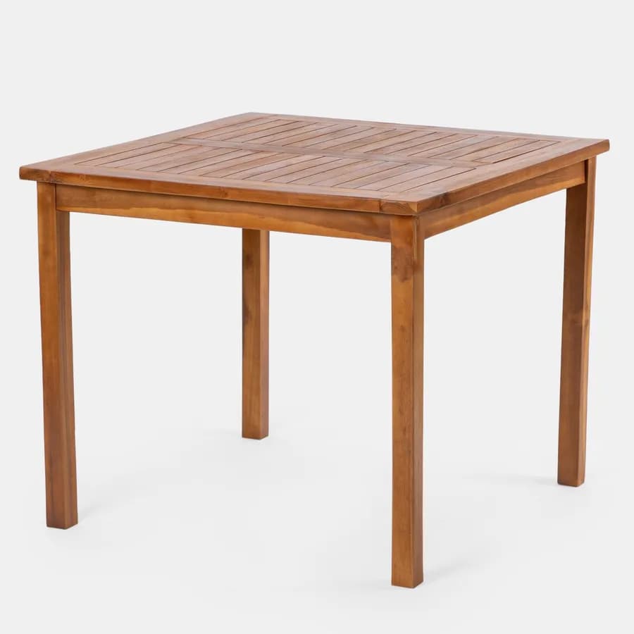 Tavolo da pranzo 90x90 cm in legno teak - Louis