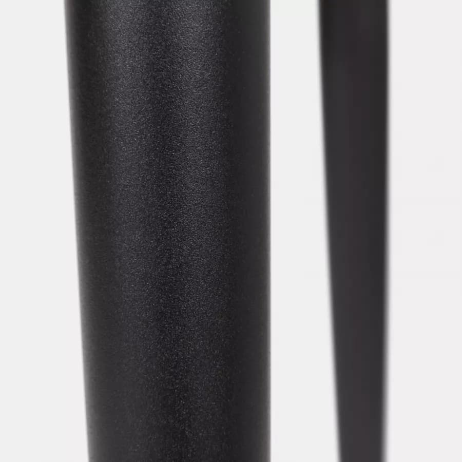 Tavolo da pranzo 120x70 cm con top nero in ceramica - Knos