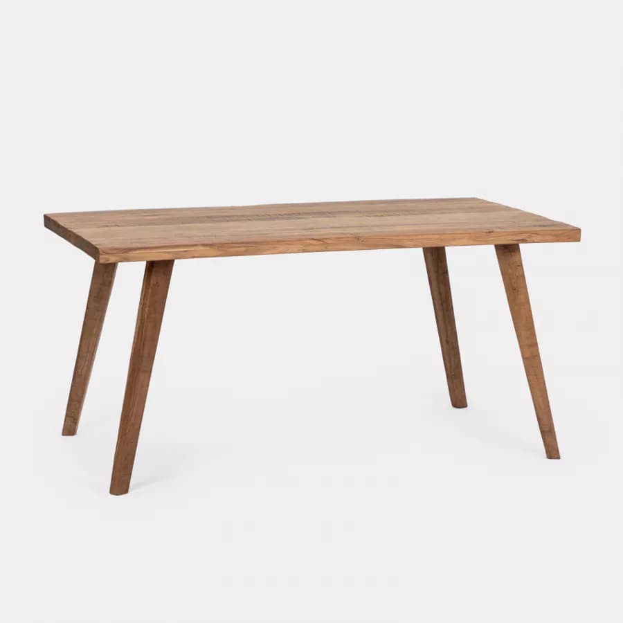 Tavolo 160x90 cm piano e gambe in legno di acacia - Freia Acacia