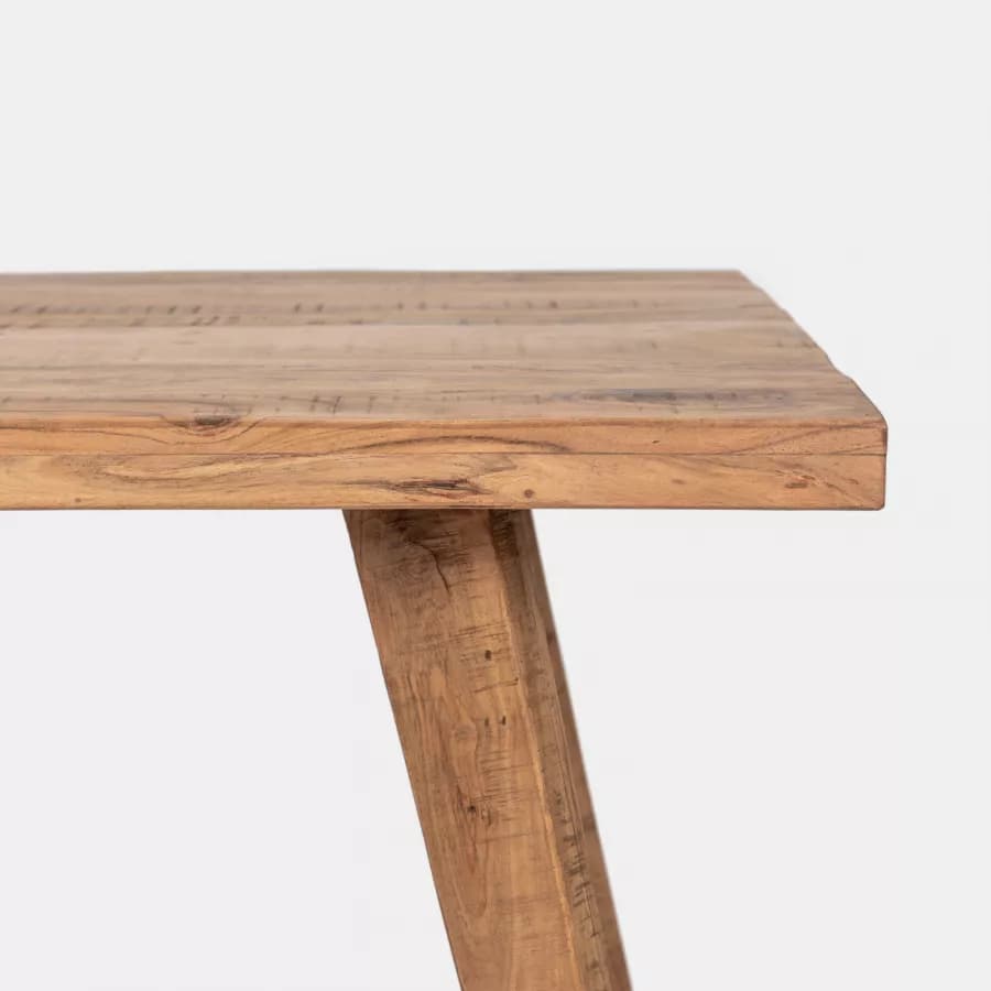 Tavolo 160x90 cm piano e gambe in legno di acacia - Freia Acacia