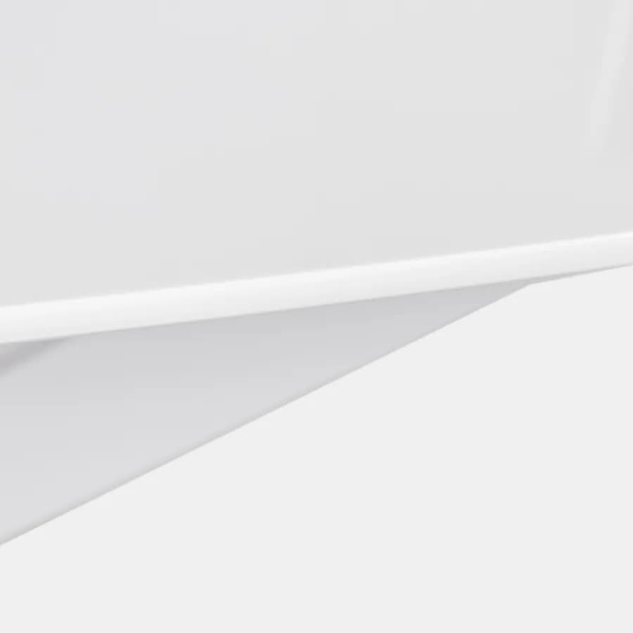 Tavolo da pranzo allungabile 100-140 x 80 in legno bianco - Marten
