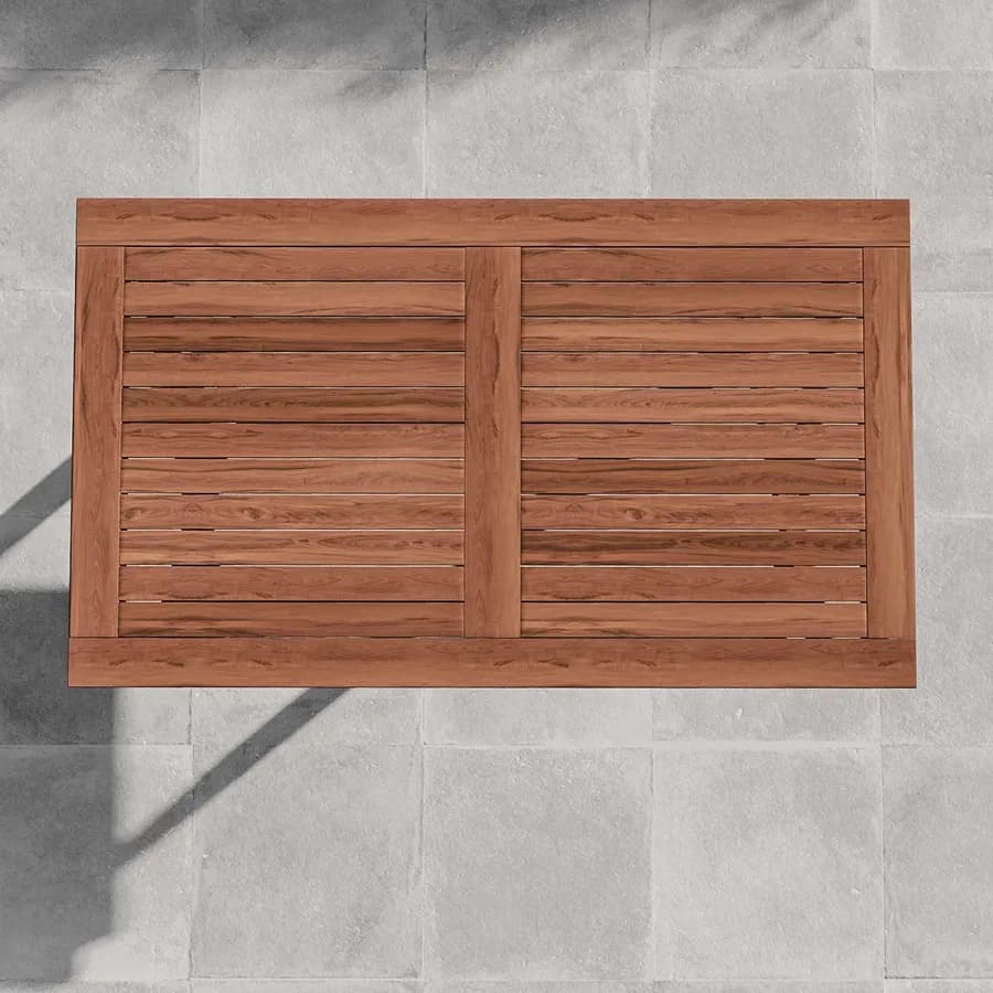 Tavolo da giardino 120x70 cm in legno teak - Louis