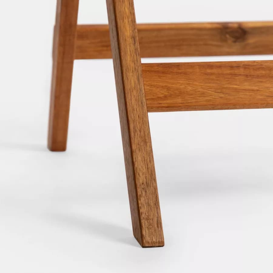 Tavolo da pranzo pieghevole 60x60 cm in legno d'acacia - Paja