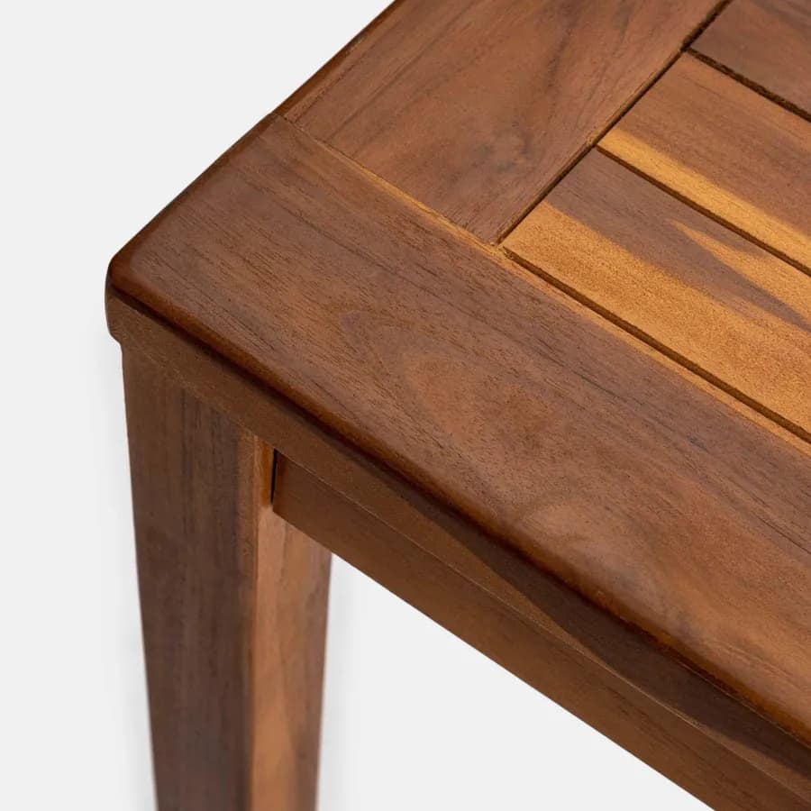 Tavolo da pranzo 80x80 cm in legno teak - Louis