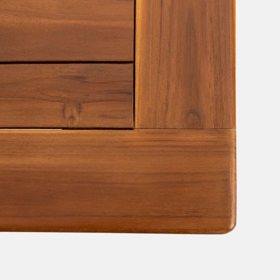 Tavolo da pranzo 80x80 cm in legno teak - Louis