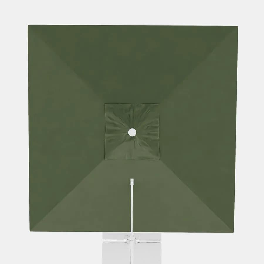 Telo di ricambio 3x3 m in tessuto olefin verde venere per ombrellone Saguaro