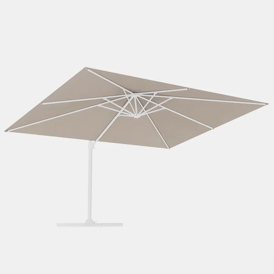 Telo di ricambio 3x4 m in tessuto olefin beige nettuno per ombrellone Saguaro