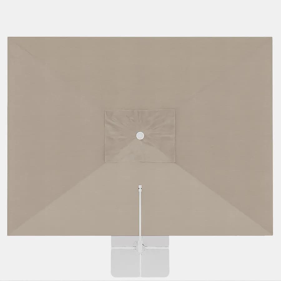 Telo di ricambio 3x4 m in tessuto olefin beige nettuno per ombrellone Saguaro