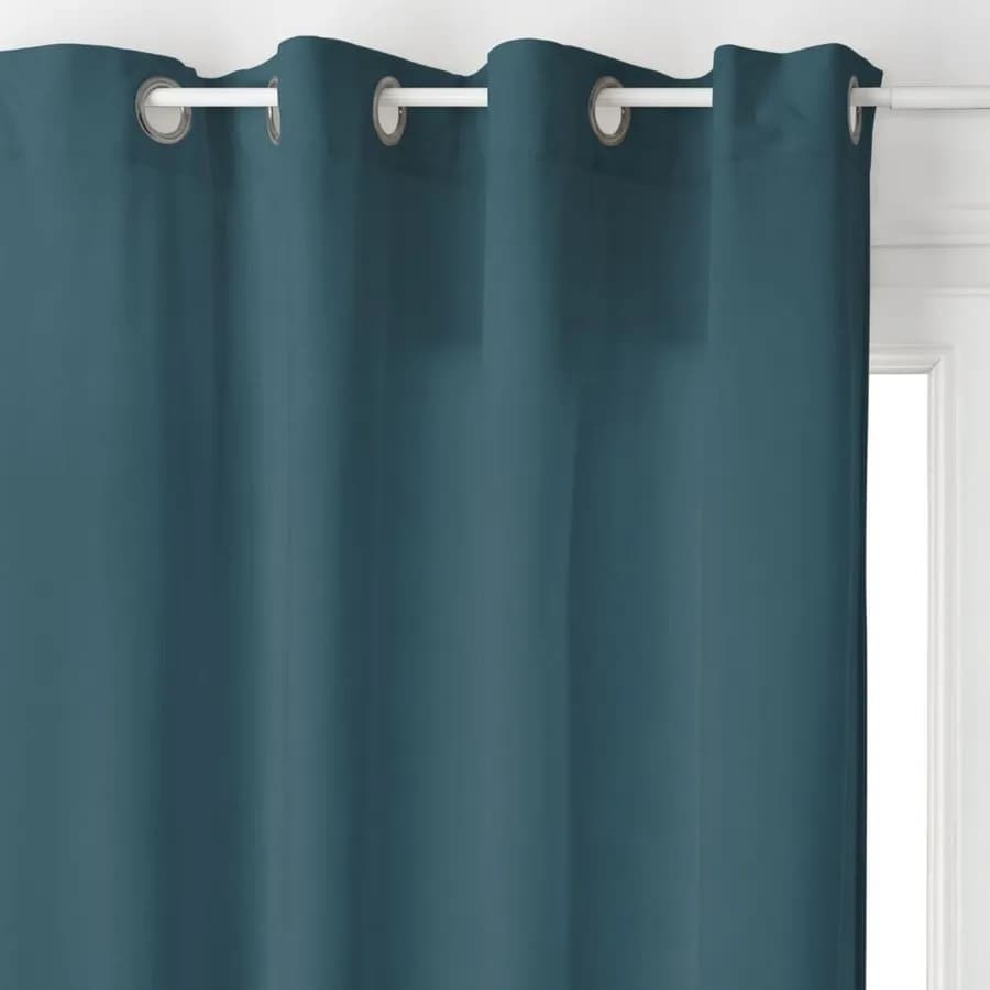 Tenda oscurante 140x260h cm in tessuto blu