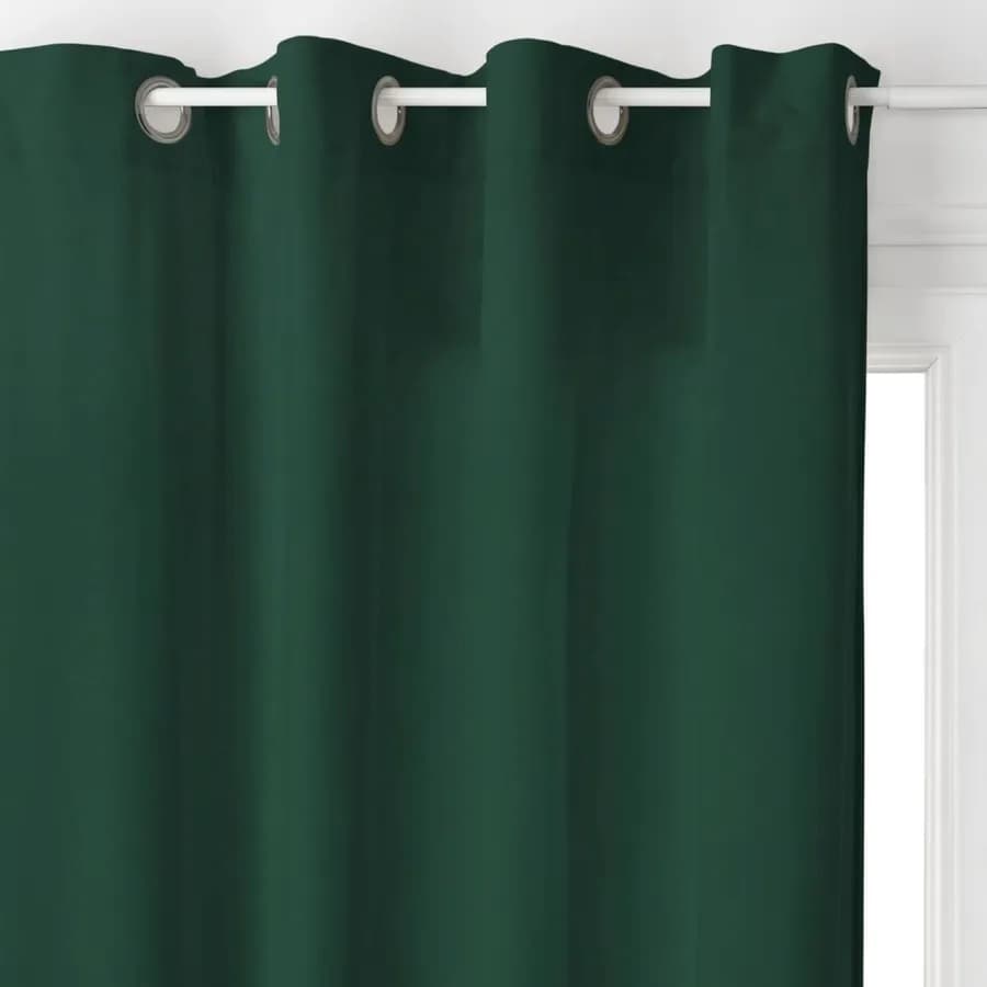Tenda oscurante 140x260h cm in tessuto verde bosco