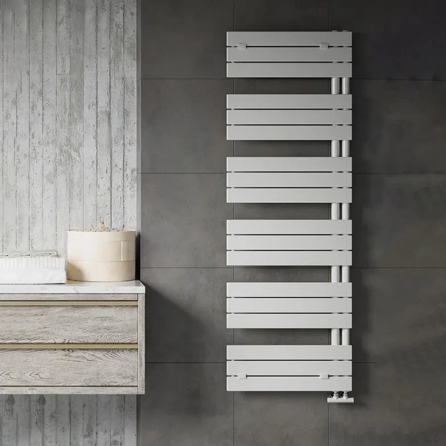 Termoarredo 1730X600 bianco in acciaio tubi piatti - Alba di Lazzarini