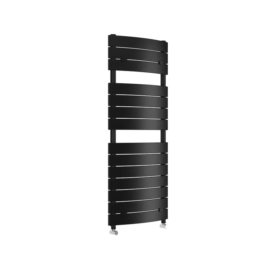 Termoarredo curvo 1213x493 mm in acciaio al carbonio antracite - Venezia di Lazzarini