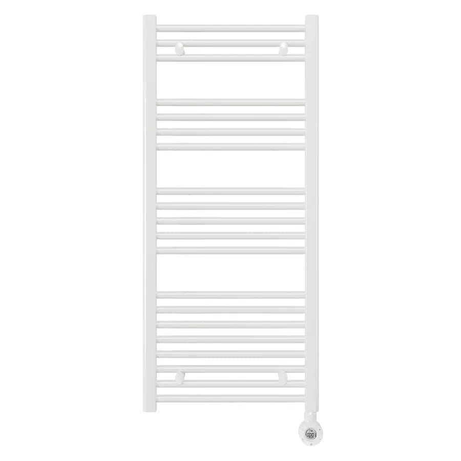 Termoarredo elettrico 1200x500 mm potenza 500W termostato digitale risparmio energetico bianco - E-Bolzano di Lazzarini