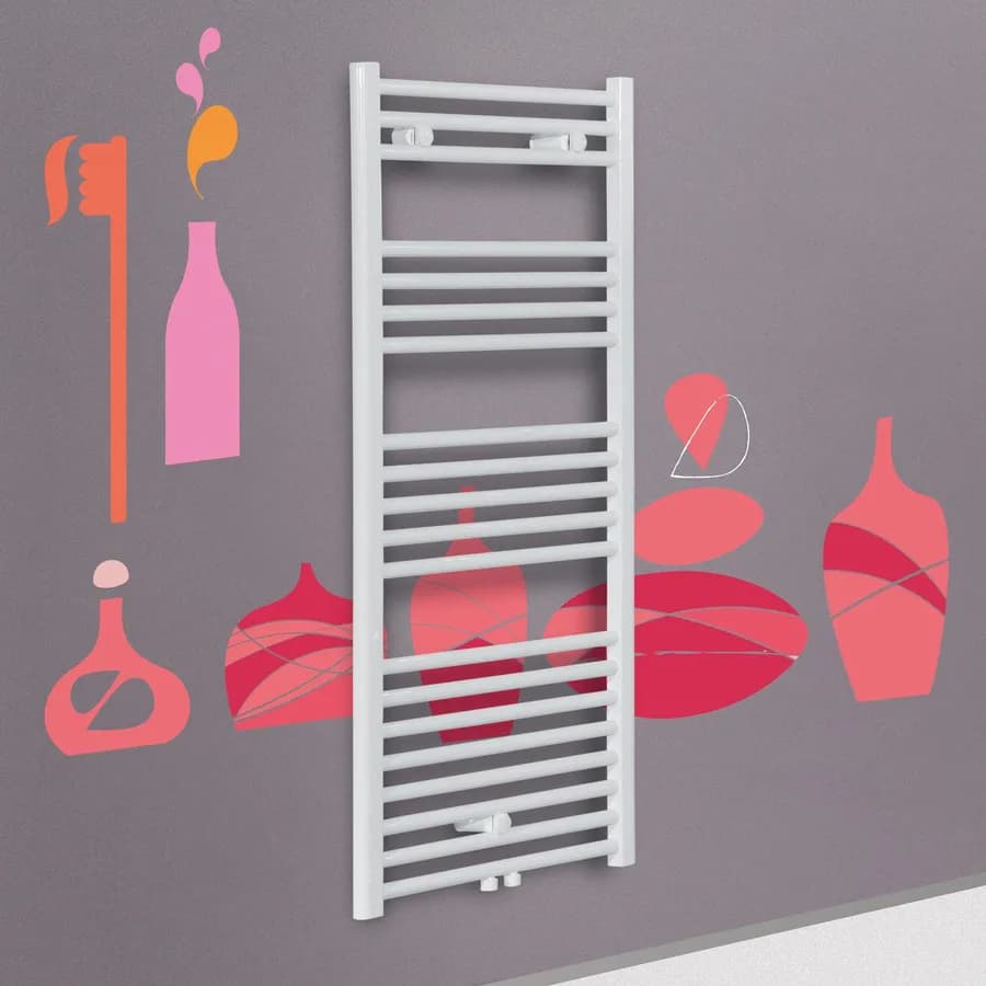 Termoarredo elettrico 1785x600 mm potenza 1000W bianco - Bolzano di Lazzarini