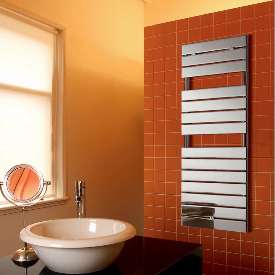 Termoarredo 1213x500 mm cromo tubi piatti - Palermo di Lazzarini