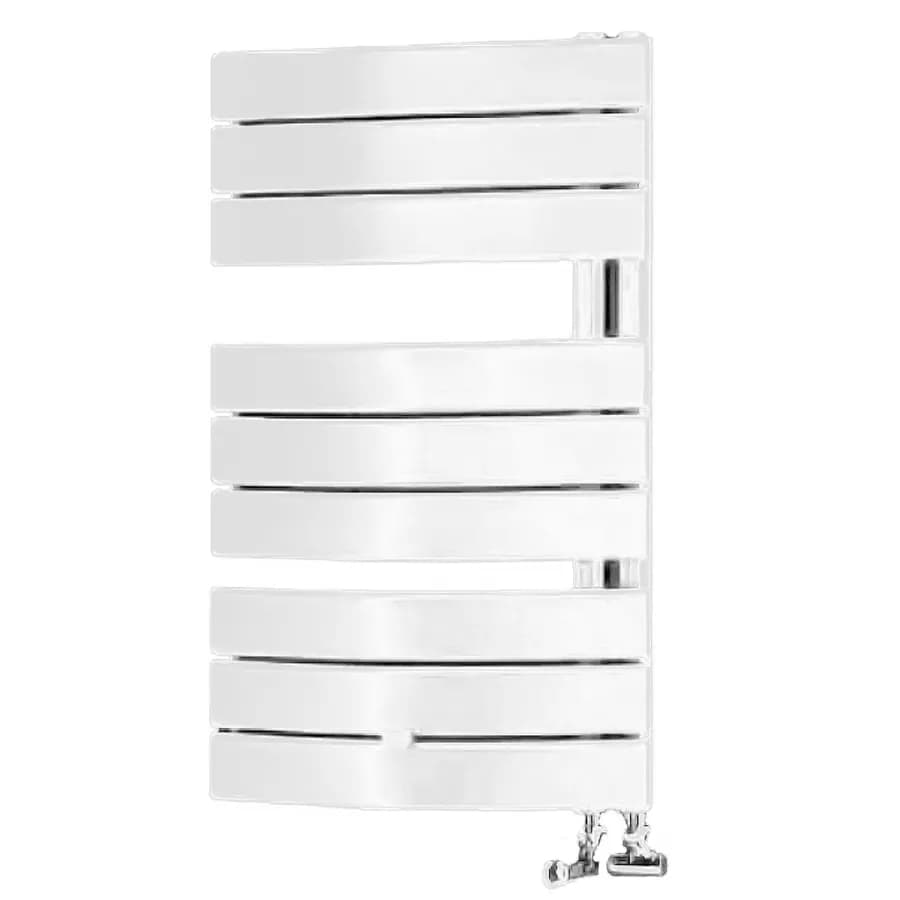 Termoarredo 780x550 mm bianco tubi curvi con attacco laterale reversibile - Pieve di Lazzarini