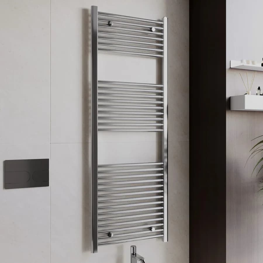 Termoarredo scaldasalviette 1500x600 cromo interasse 550 mm - Alpina