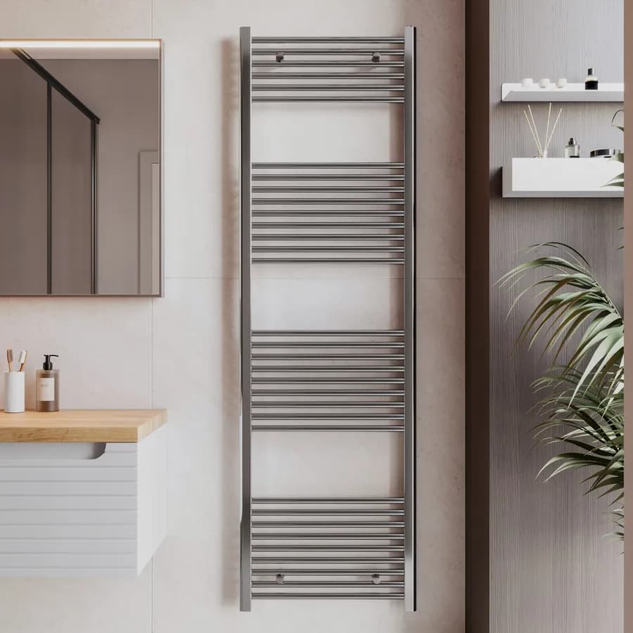 Termoarredo scaldasalviette 1800x500 cromato interasse 450 - Alpina