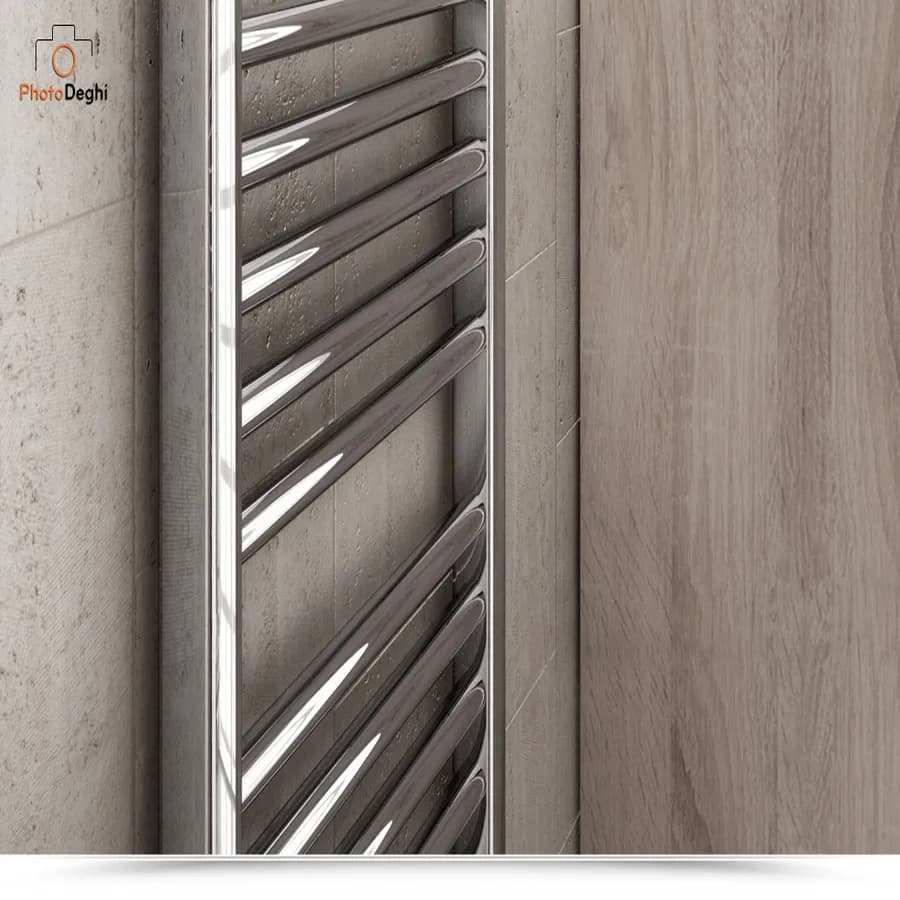 Termoarredo scaldasalviette 1800x550 cromo dritto interasse 500 mm - Alpina