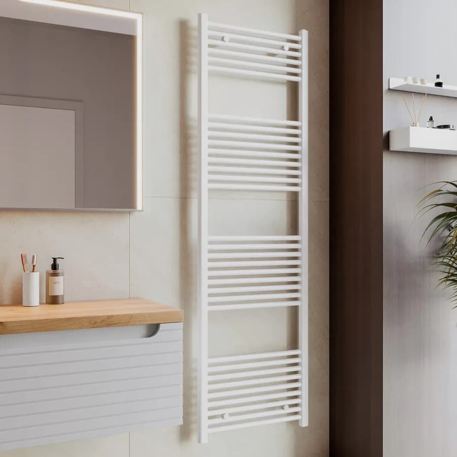 Termoarredo scaldasalviette 1800x550 mm bianco interasse 500 mm - Alpina