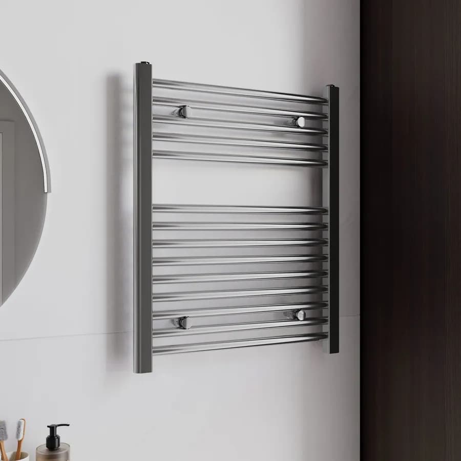 Termoarredo scaldasalviette 680x450 cromato interasse 400 mm - Alpina
