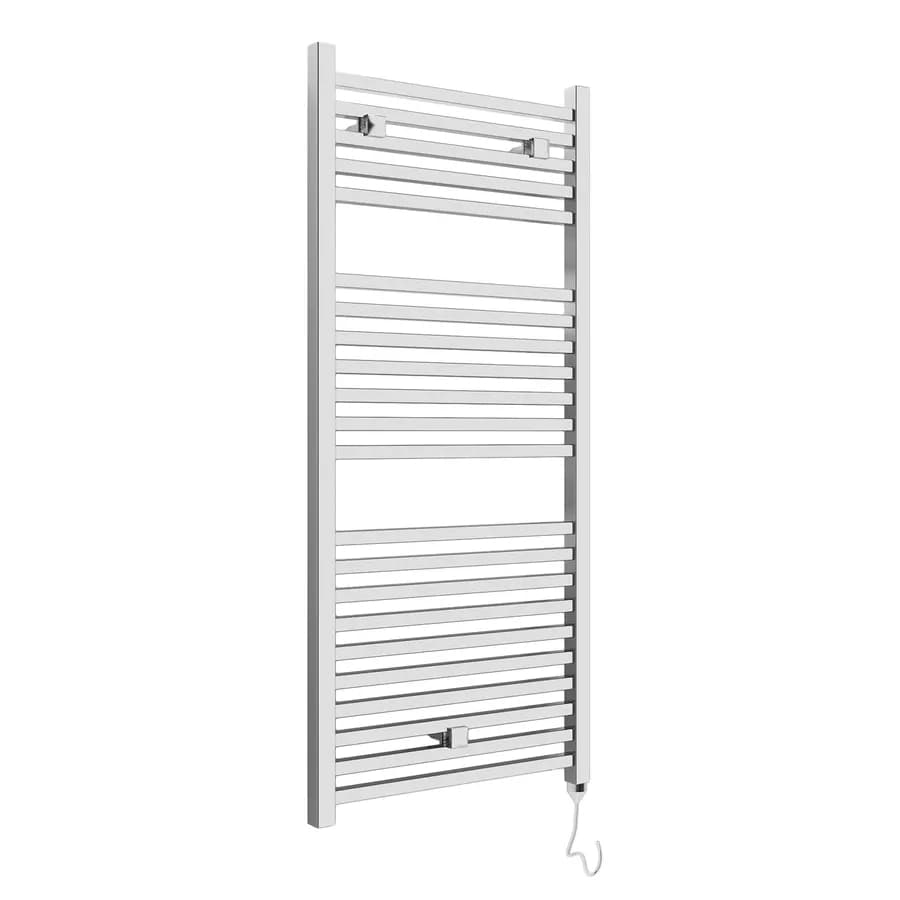 Termoarredo elettrico 1110x500mm potenza 300W presa shuko cromo - E-Todi di Lazzarini