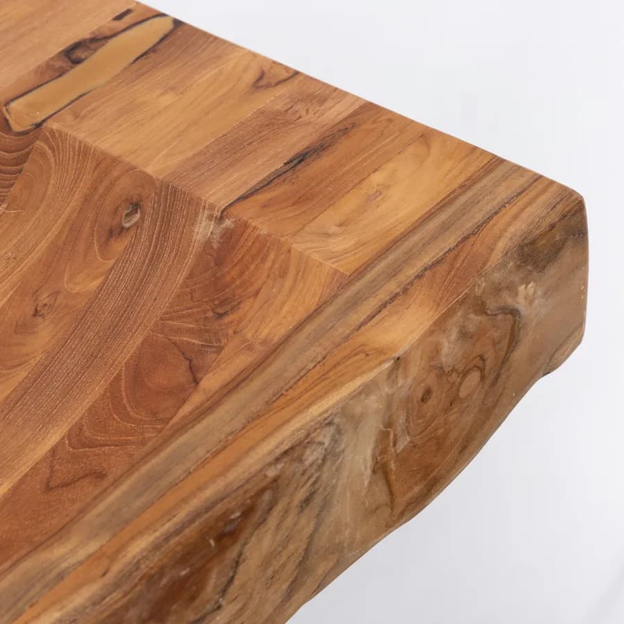 Top lavabo d'appoggio 70x40 cm in teak - Adant