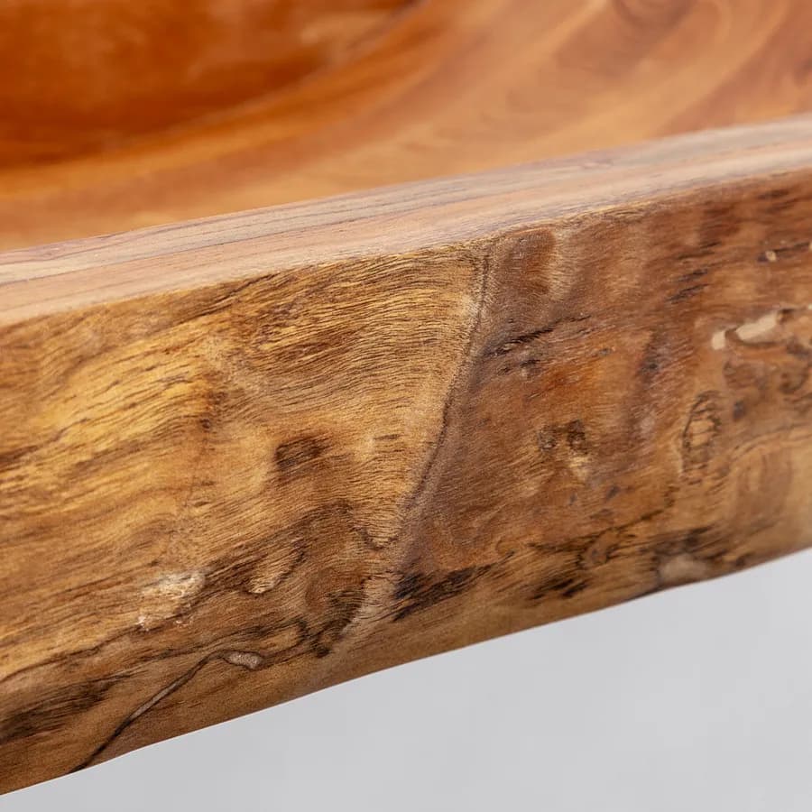 Top lavabo d'appoggio 70x40 cm in teak - Adant