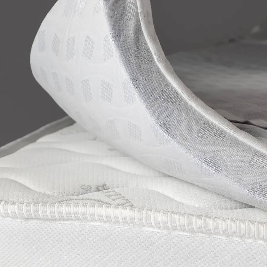 Topper per materasso matrimoniale 160x190 cm sfoderabile in Memory h 5,5 cm - Audley