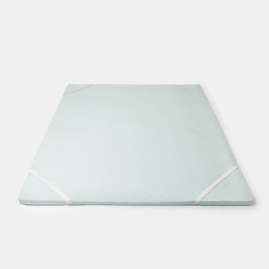 Topper per materasso una piazza e mezza 120x190 cm sfoderabile in Elastic Foam h 5,5 cm - Glamis
