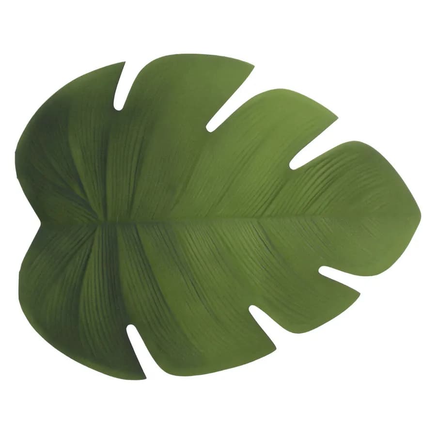 Tovaglietta 48x39 cm a forma di foglia verde