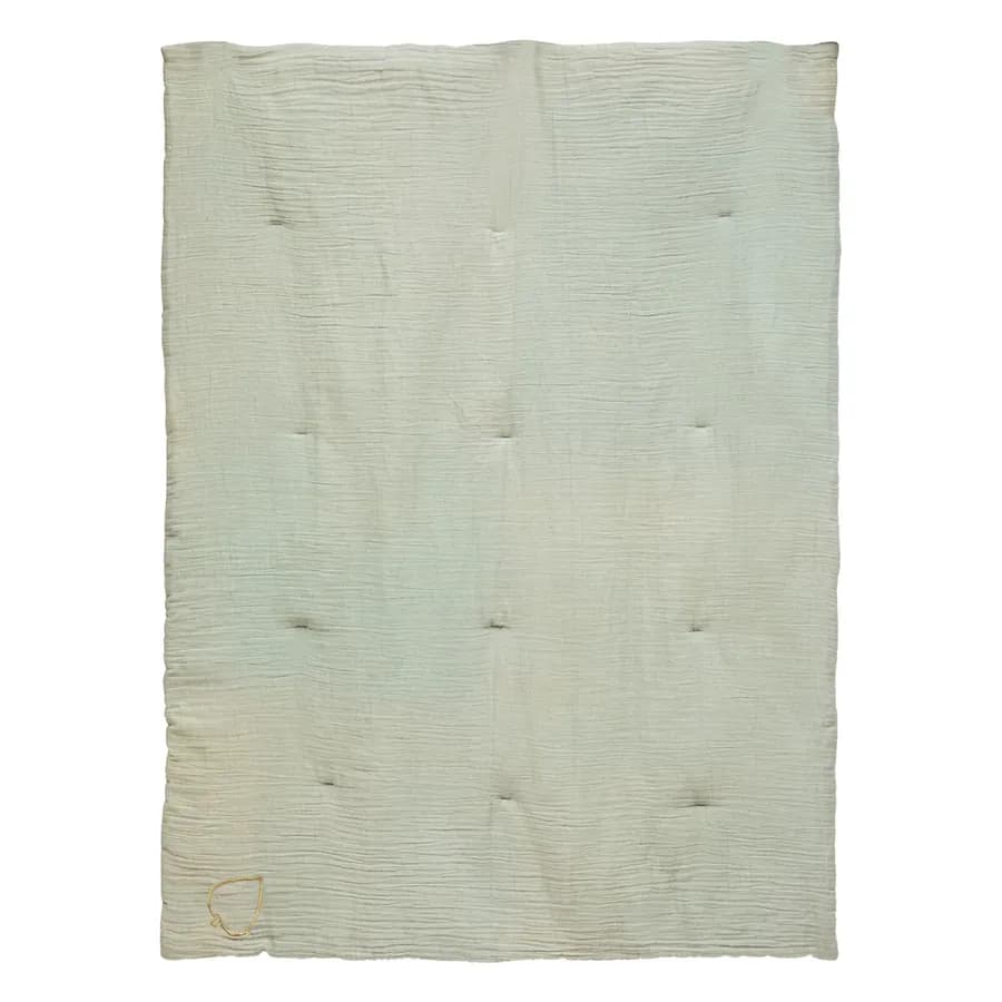 Trapunta 140x100 cm verde per bambini - Timothy Kids