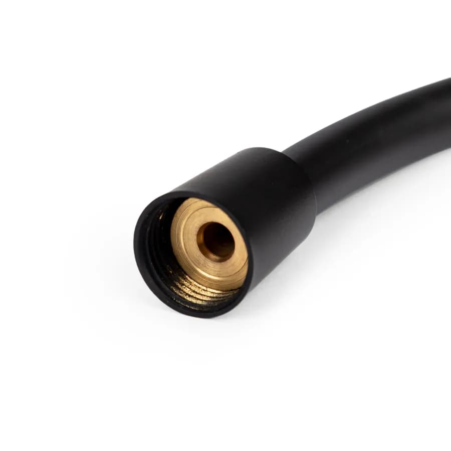 Flessibile 150 cm nero opaco per doccia o vasca attacco universale - Carboflex