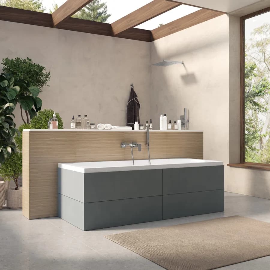 Vasca da bagno in muratura 170x70 cm in acrilico - Zelta
