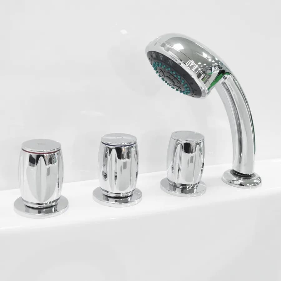 Vasca da bagno per anziani ad angolo con apertura a sinistra - Comfort