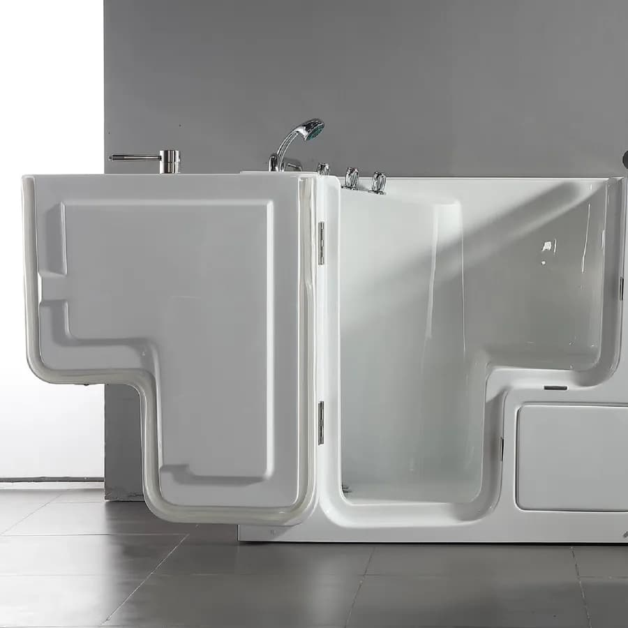 Vasca da bagno per anziani installazione centro parete - Agility