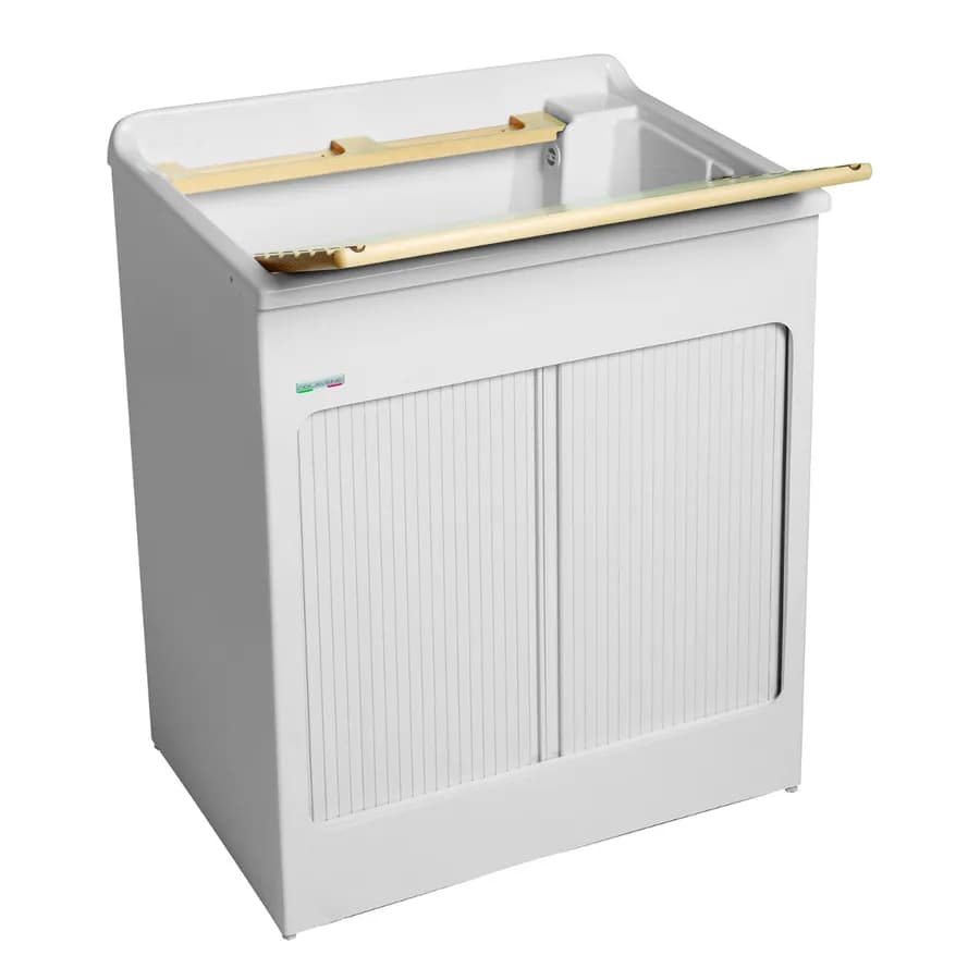 Vasca e mobile lavanderia Lavacril di Colavene 75x50x87h cm con serranda laterale a scomparsa