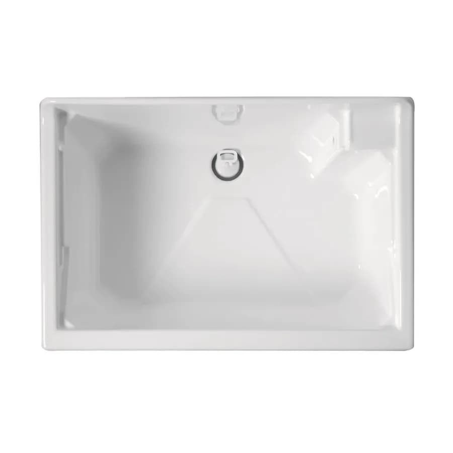 Vasca e mobile lavanderia Lavacril di Colavene 75x50x87h cm con serranda laterale a scomparsa
