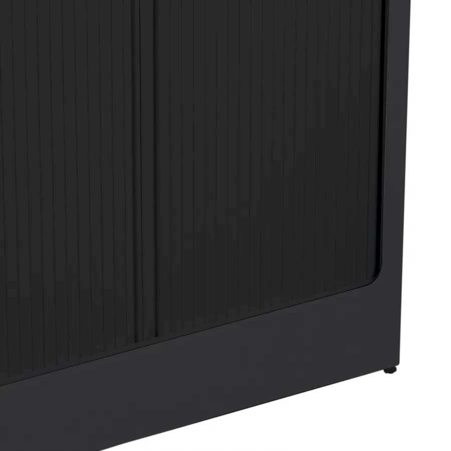 Vasca e mobile lavanderia Lavacril di Colavene nero 75x50x87h cm con serranda