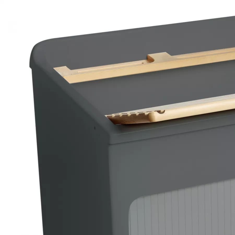 Vasca lavatoio e mobile lavanderia Lavacril di Colavene grigio 75x50 cm con tavola in legno