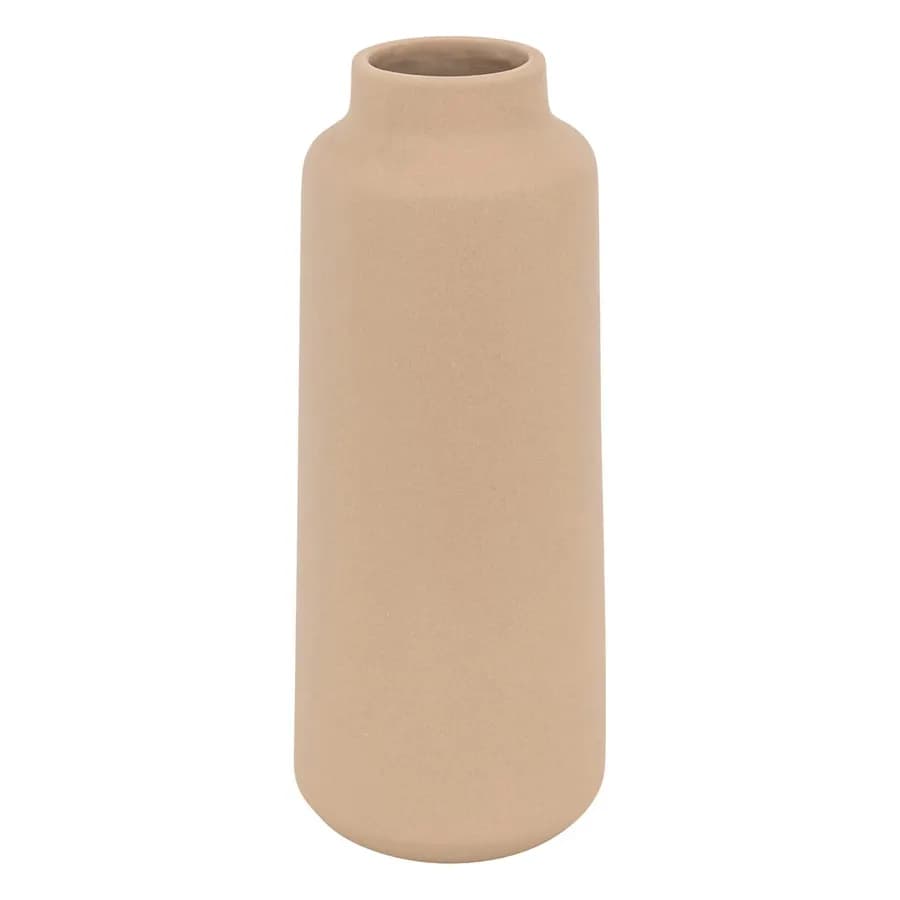 Vaso da interno 30h cm in ceramica rosa opaco - Soave